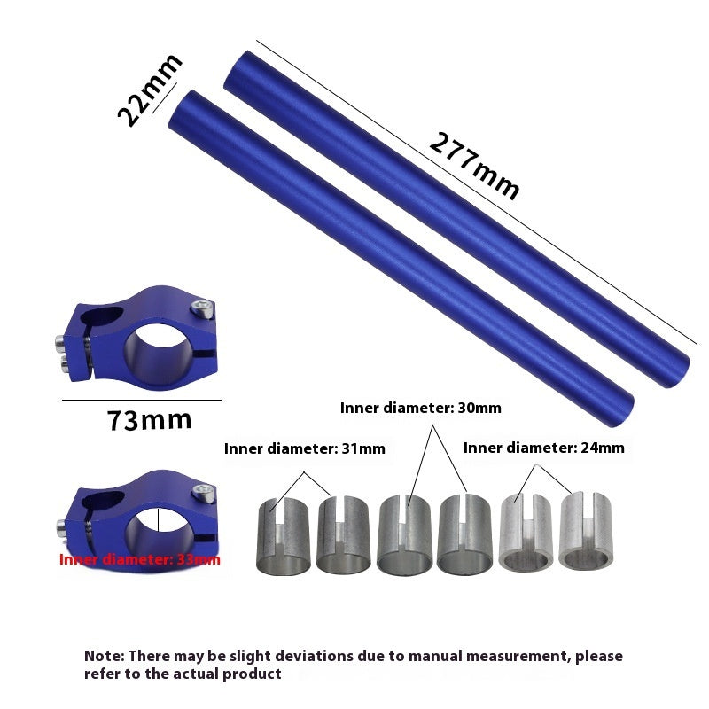 CNC ALUMINUM CLIP ON- JR GP BIKES ONLY