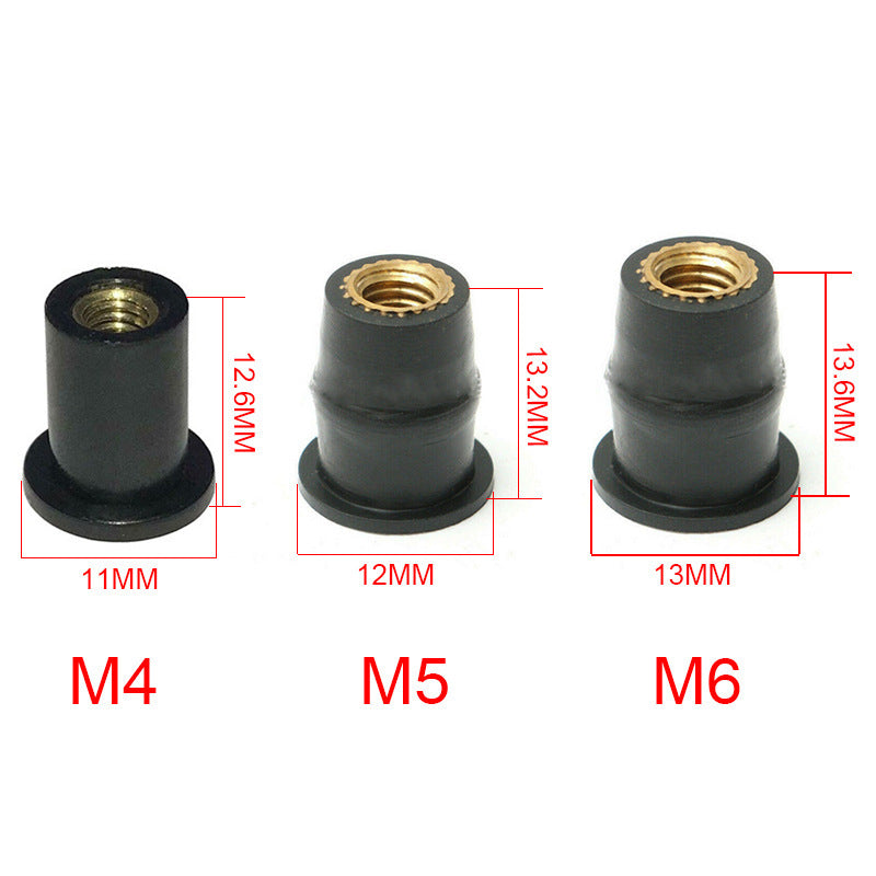 Windscreen Expandable Bushings