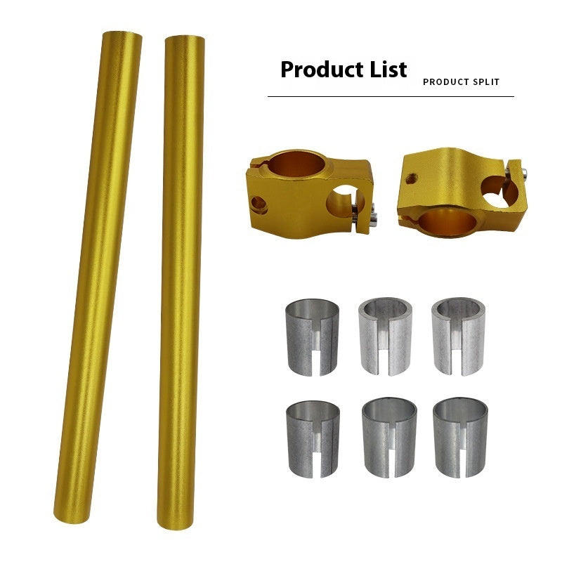 CNC ALUMINUM CLIP ON- JR GP BIKES ONLY